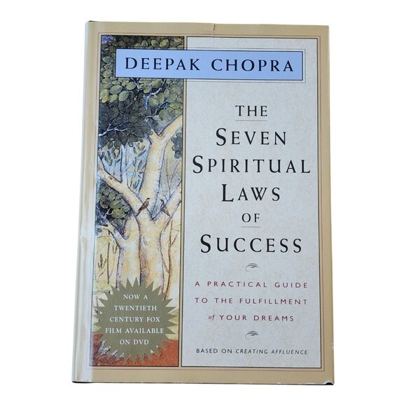 The Seven Spiritual Laws of Success by Deepak Chopra 1994 Hardcover Dust Jacket - Picture 1 of 11